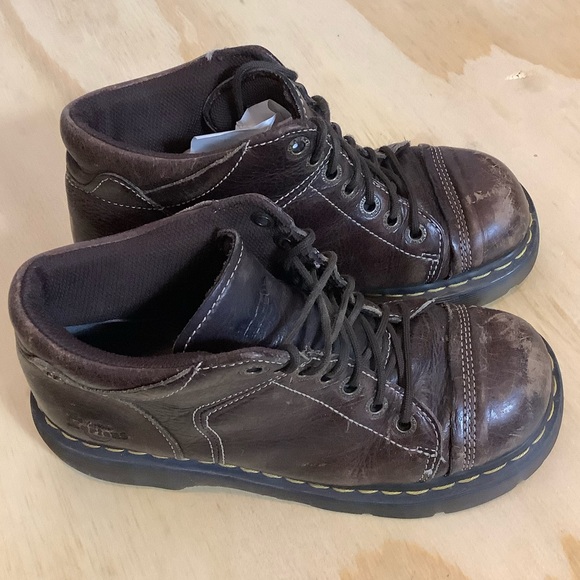 Dr. Martens Shoes Dr Martens Vintage Yolanda Brown Platform Lace Up